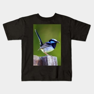 Australian Superb Fairy-Wren Kids T-Shirt